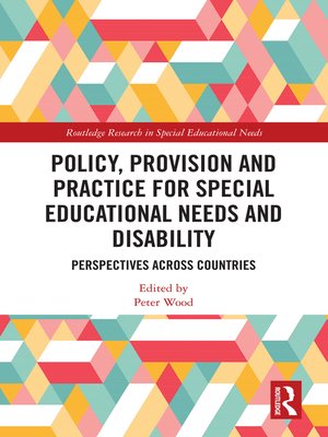 cover image of Policy, Provision and Practice for Special Educational Needs and Disability
